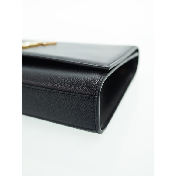 Saint Laurent Paris Kate Monogram Satchel Chain Shoulder Bag Black - Picture 8 of 9